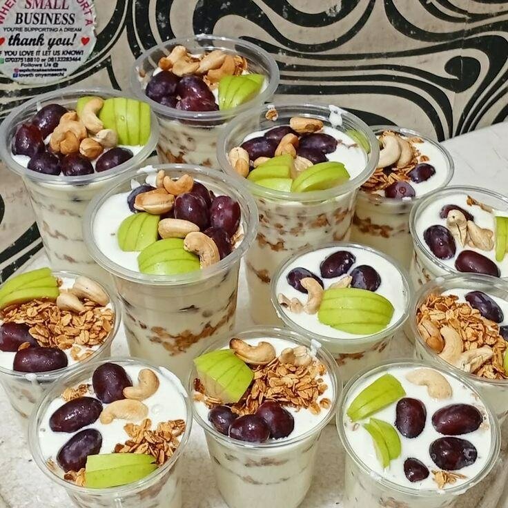 Salade de fruits crémeuse