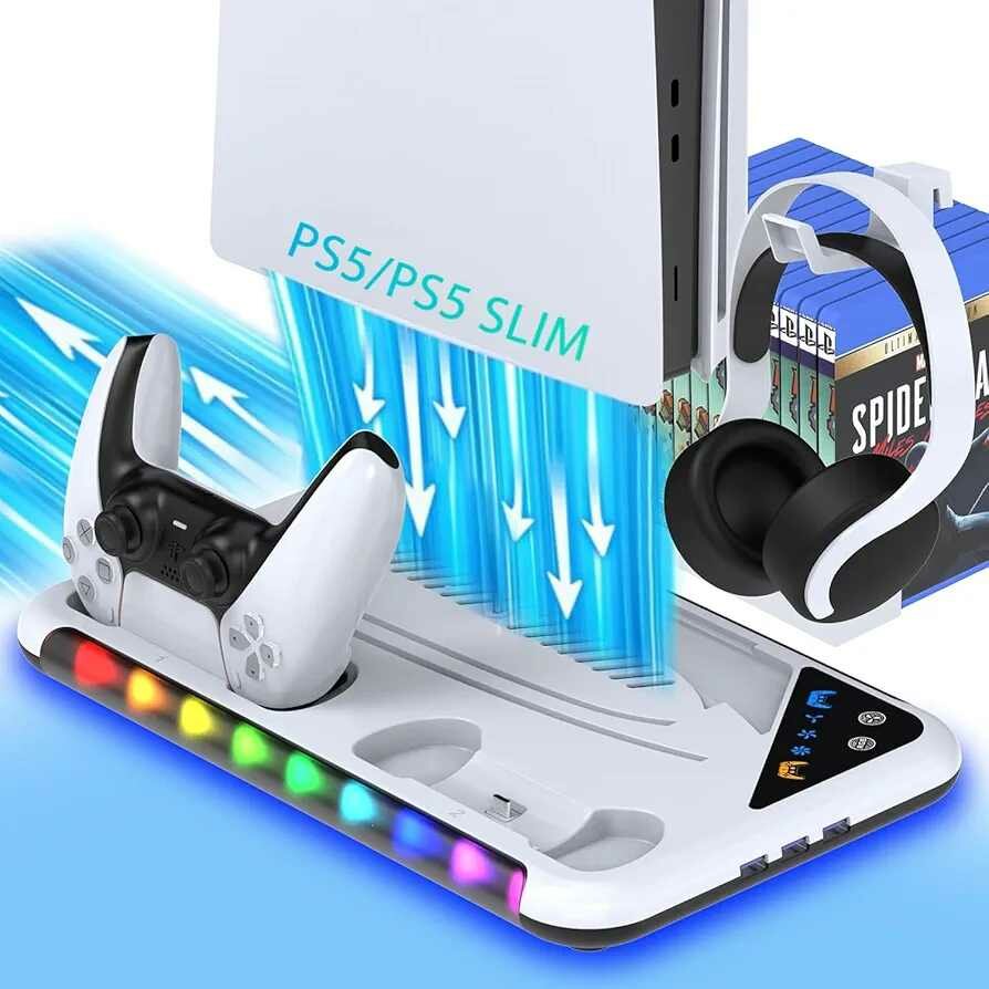 Station de Charge PS5 RGB
