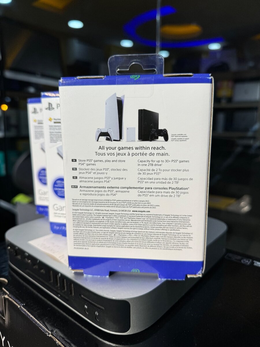 Seagate Gaming Drive for PS5 /PS4 2TB External HDD USB 3.0