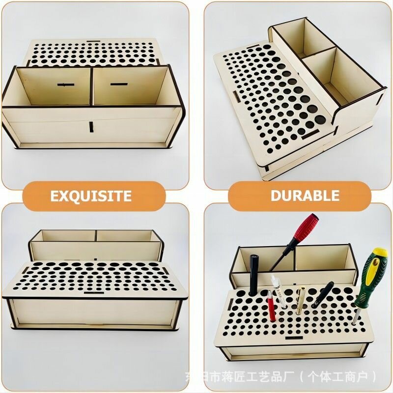 Organisateur d'Outils en Bois