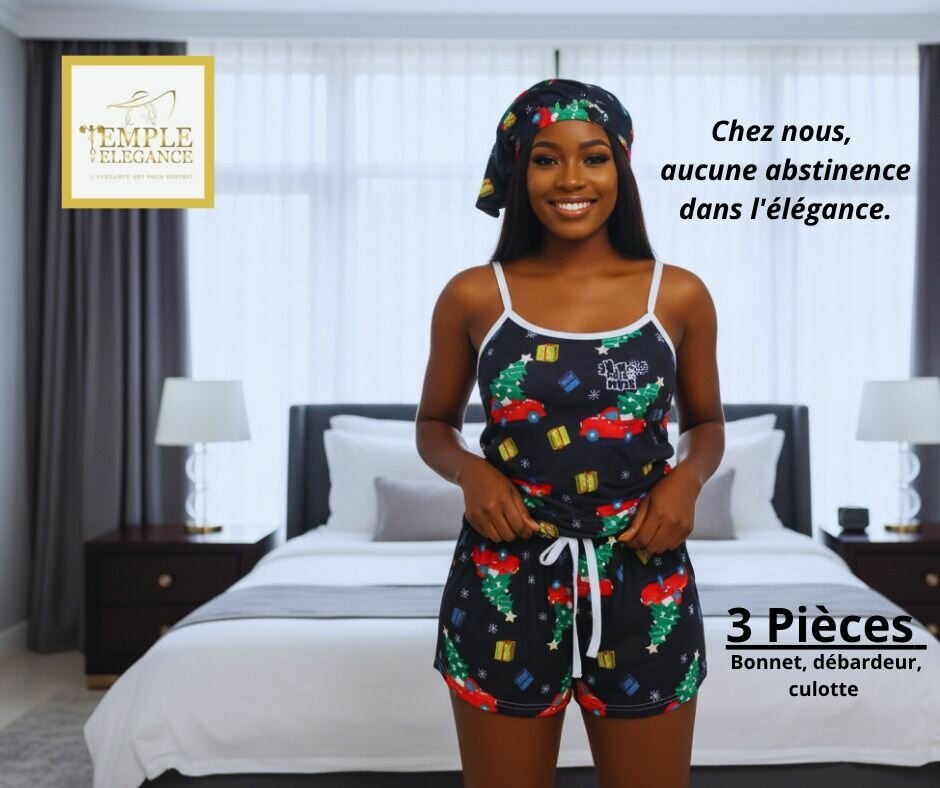 Pyjama Femme 3 Pièces Élégant