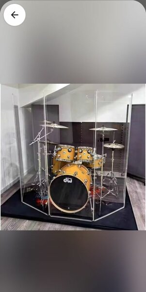 Sound proof Drum cage shield
