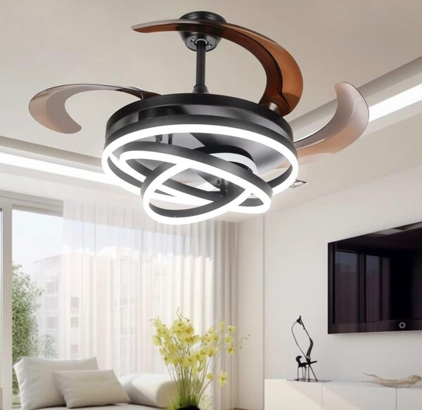 Ceiling light with fan