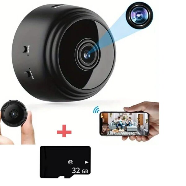 Mini Caméra de surveillance, caméra de sécurité domestique i