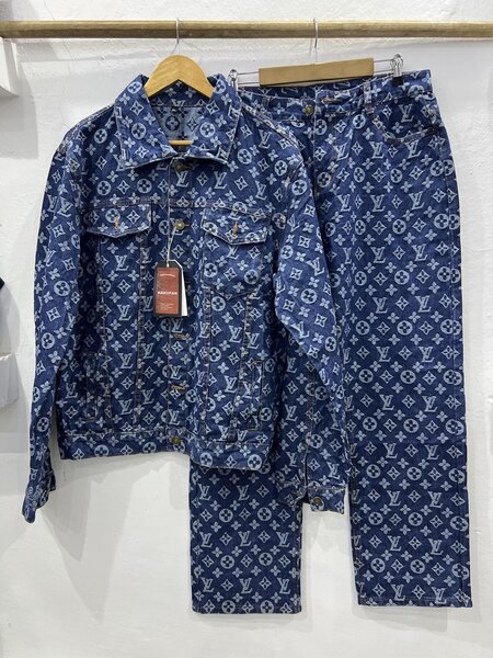 Ensemble denim imprimé luxe