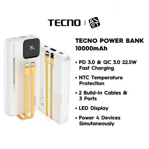 Powerbank Ultra-TANK TECNO 10000mAh