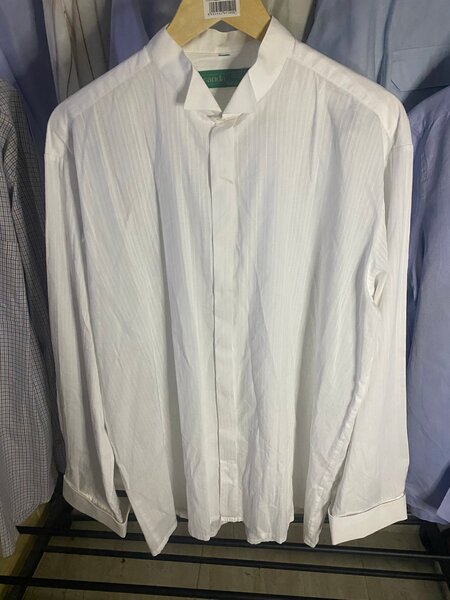 Chemise blanche col mandarin