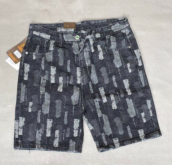 Shorts en jean délavé