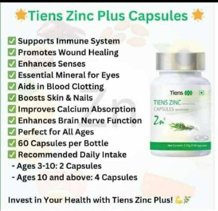 Tiens Zinc Supplement
