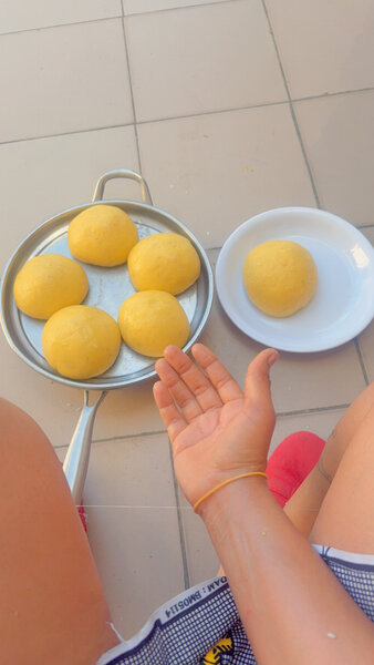 Boules de pâte à pain maison