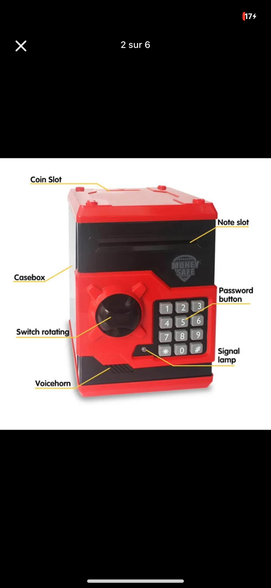 Coffre à Jouets Électronique