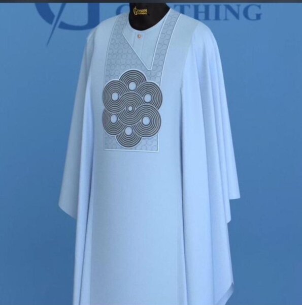 Complete 3 piece agbada