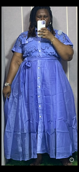 Robe Maxi Dentelle Élégante