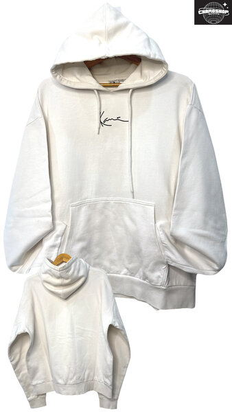 Sweat à capuche blanc