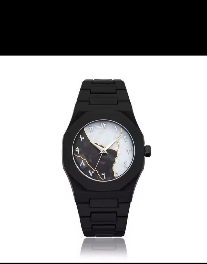 Montre homme noir élégante