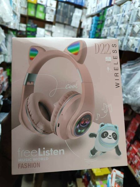 Casque bluetooth enfant oreilles de chat