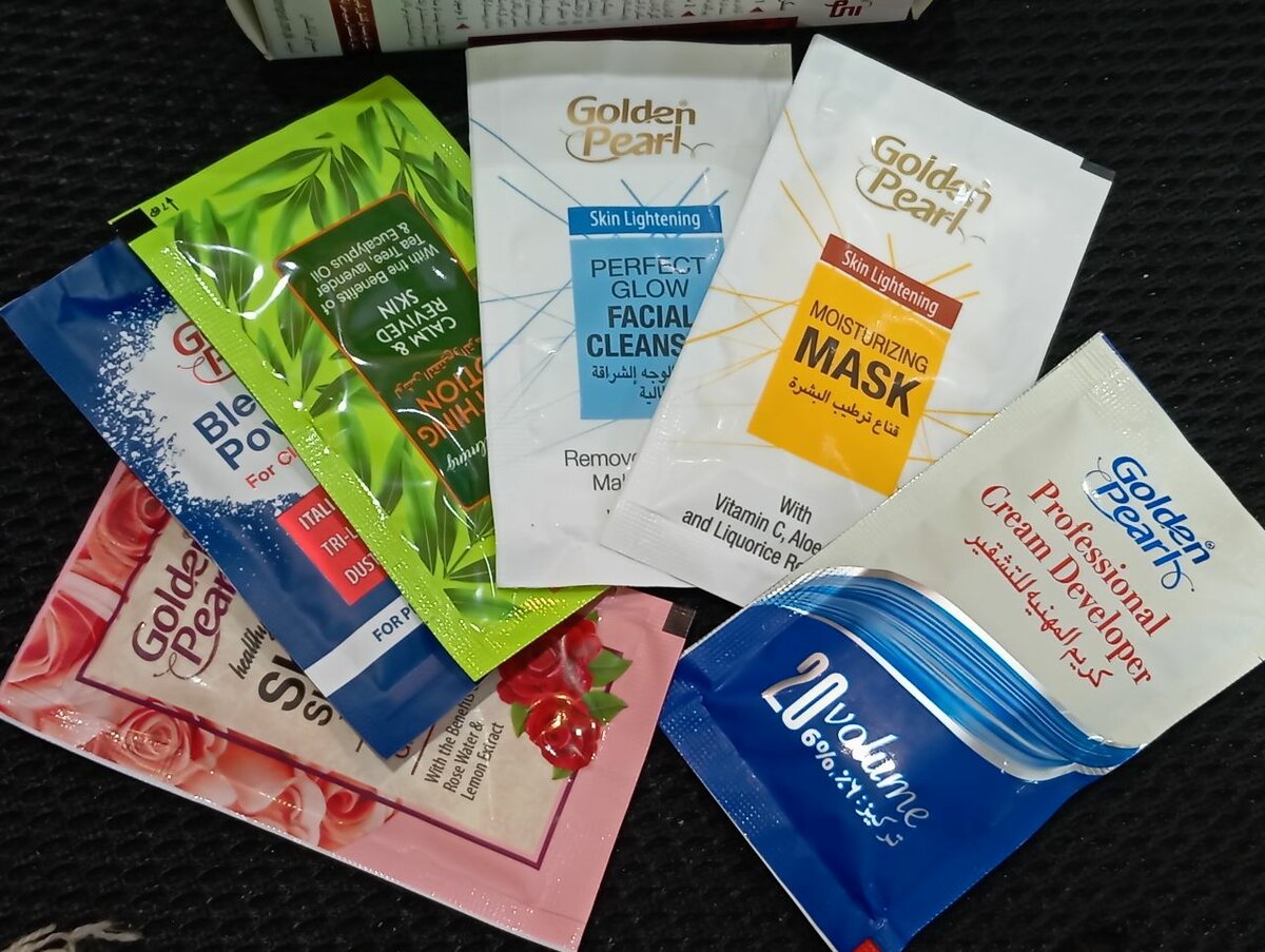 Golden pearl skin polishing