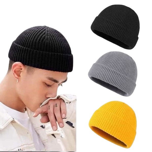 Bonnet en tricot unisexe