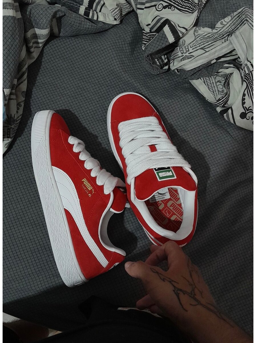 Baskets rouges Puma élégantes