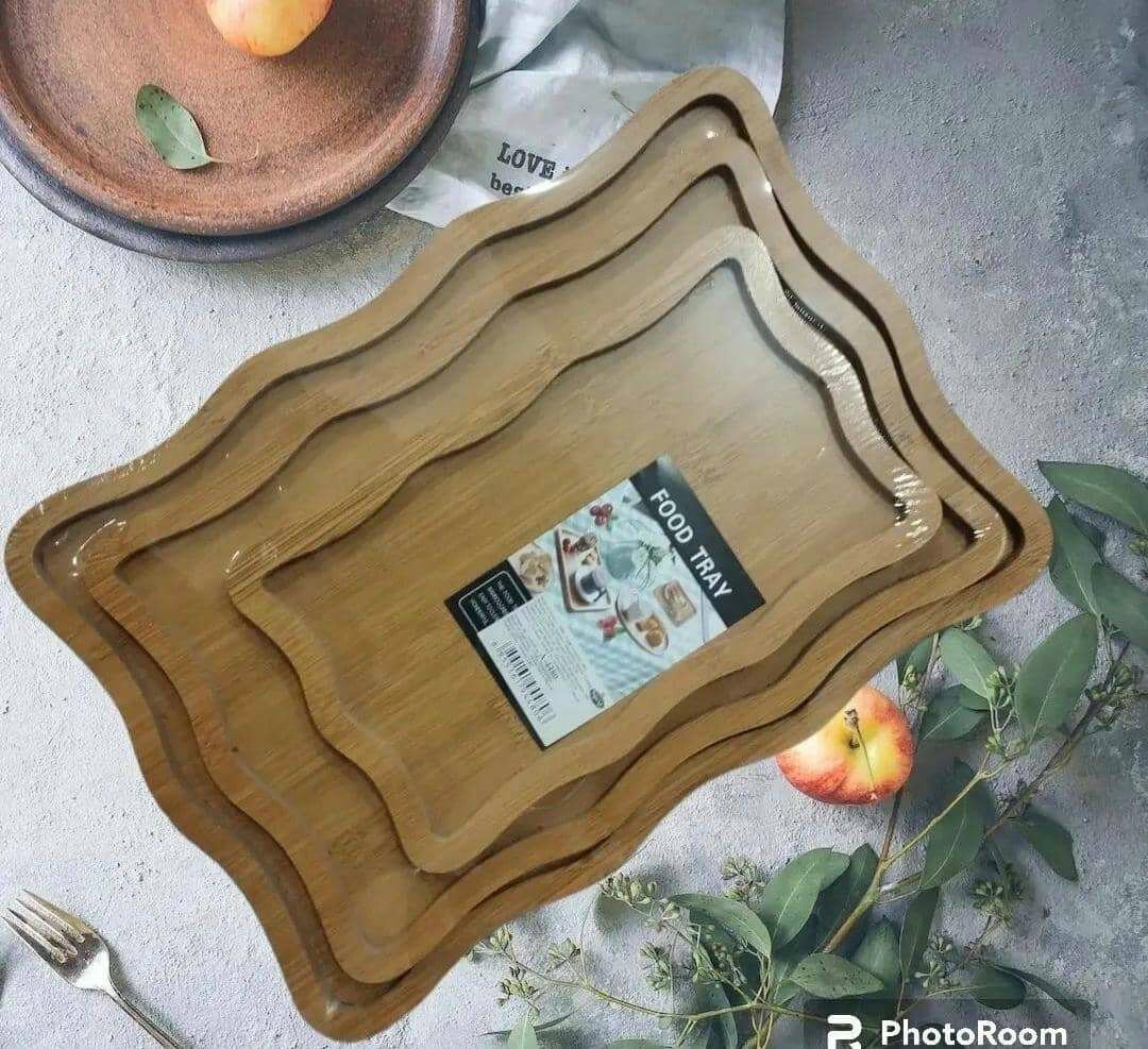 Wooden Food Tray