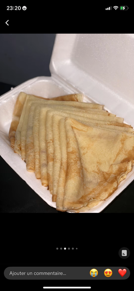 Crêpes nature maison