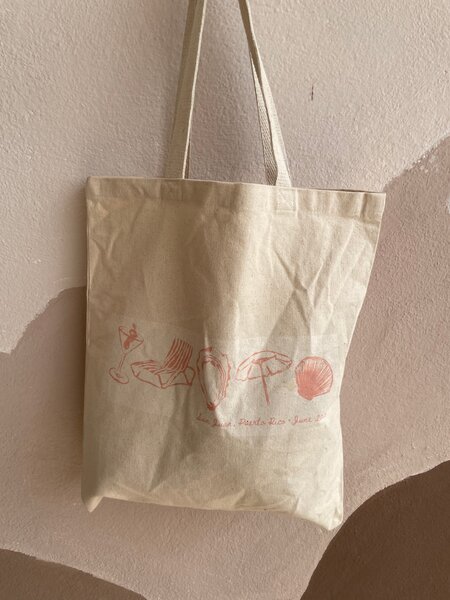 Sac cabas en toile vierge avec imprimé