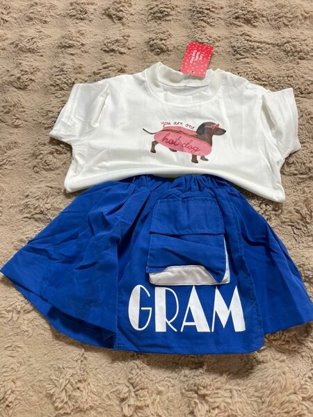 Ensemble Fille T-shirt et Jupe