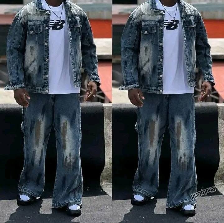 Ensemble denim tendance homme