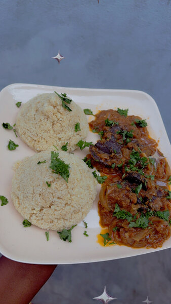 Plat d´escargots/ poulets frit