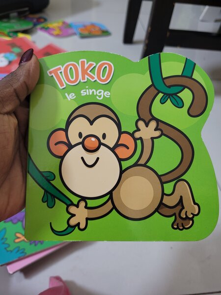 Livre "Toko le Singe" Enfant
