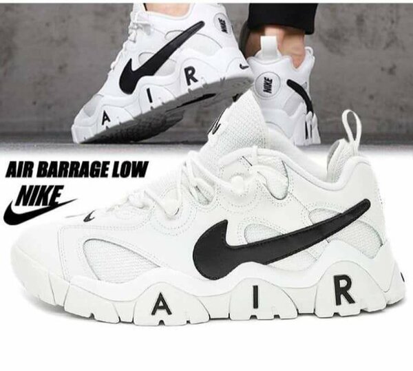 Nike Air Barrage Low Blanc