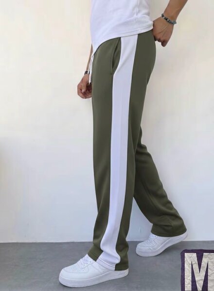 Pantalon de jogging bicolore