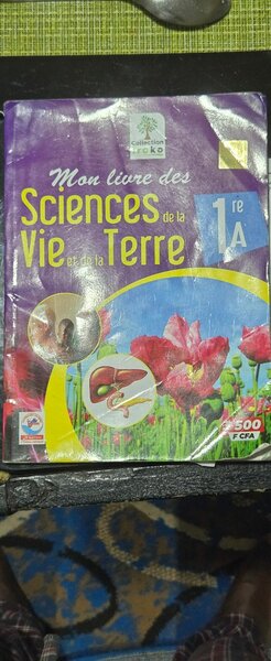 Livre Sciences de la Vie 1ère A