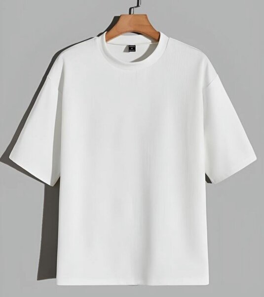 T-shirt blanc basique homme