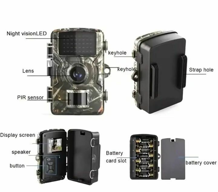 Caméra de chasse infrarouge étanche