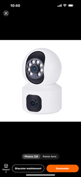 Caméra Sécurité Intelligente HD