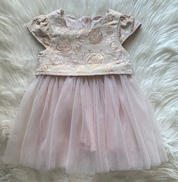 Robe fille élégante rose