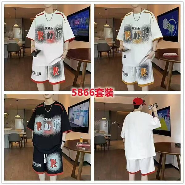 T-shirts et shorts décontractés homme