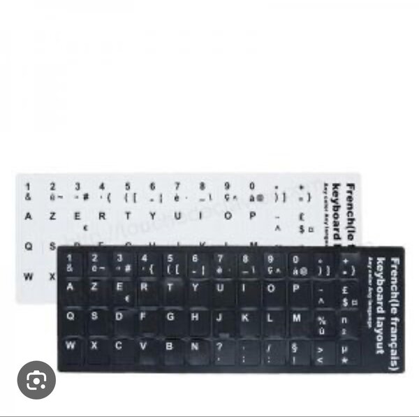 Autocollants Clavier Français AZERTY