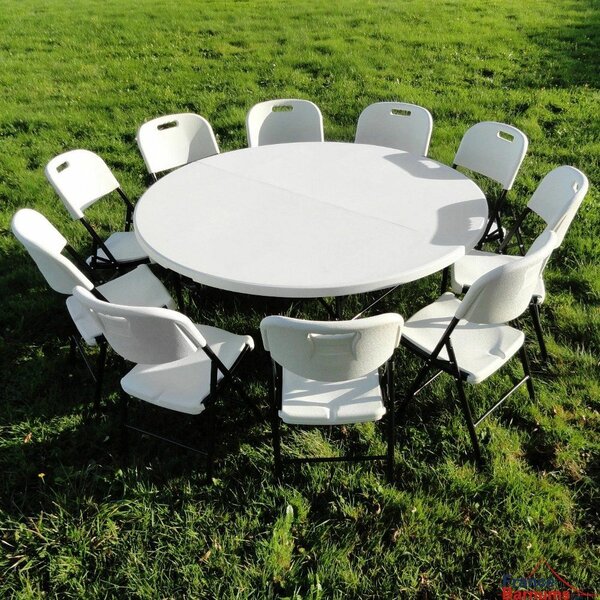 TABLE RONDE PLIANTE