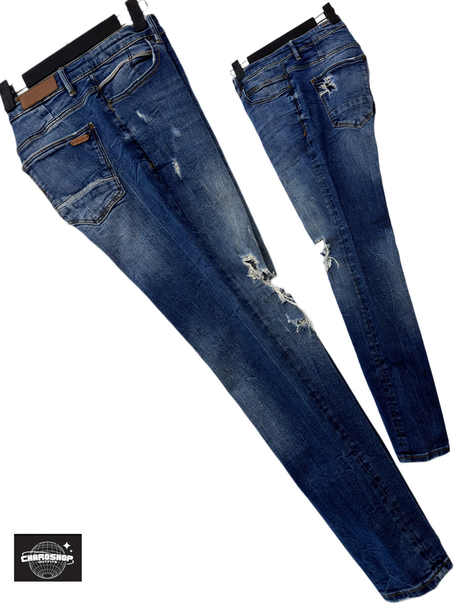 Jeans slim déchirés homme