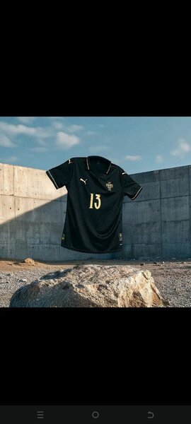 Maillot de Football Noir