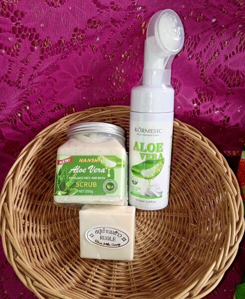 Set de soins à l'aloe vera