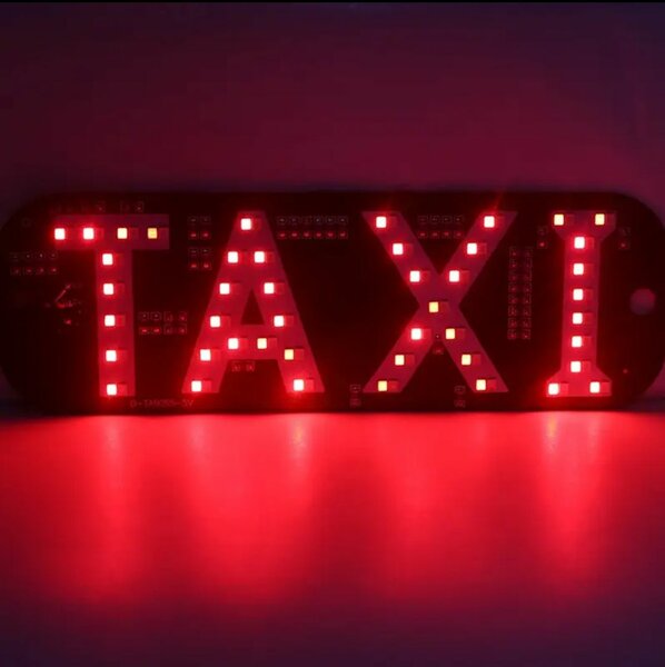 Plaque LED Taxi Lumière
