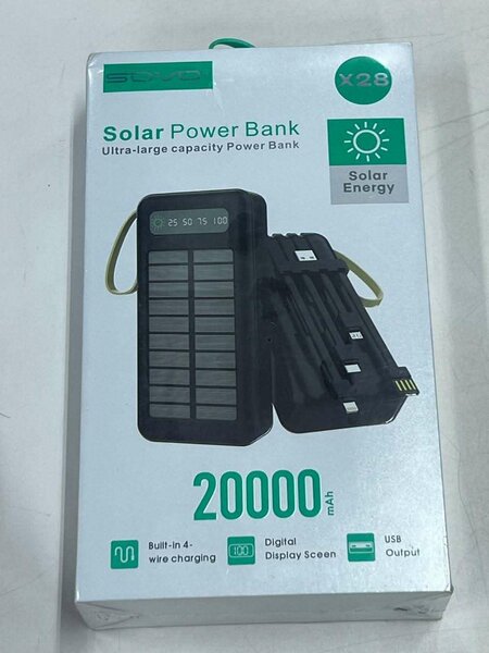 Power bank solaire 20000mah
