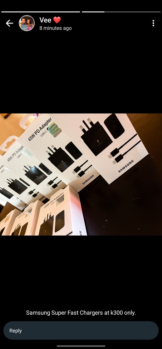 Super Fast SamSung Chargers 45W 5A cable
