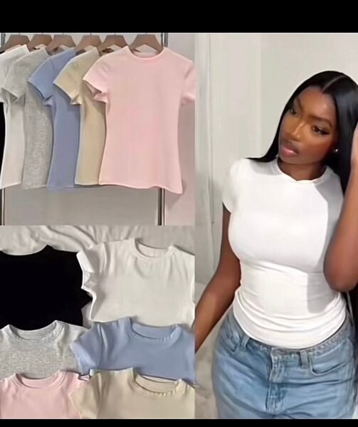 T-shirt basique unisexe