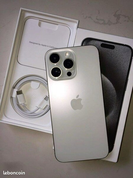 iPhone 15 Pro Max 128GB Argent