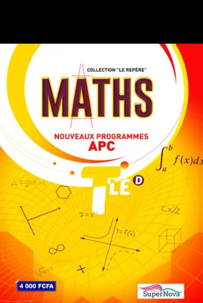 Livre  mathématiques TLE D