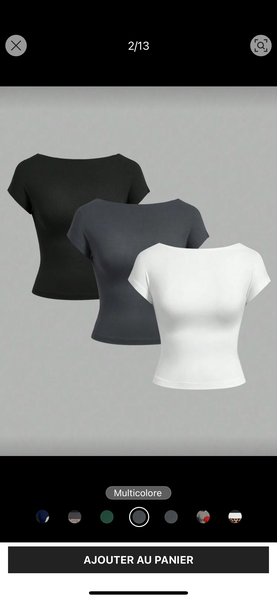 T-shirt Femme Multicolore